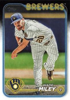 #671 Wade Miley - Milwaukee Brewers - 2024 Topps Baseball