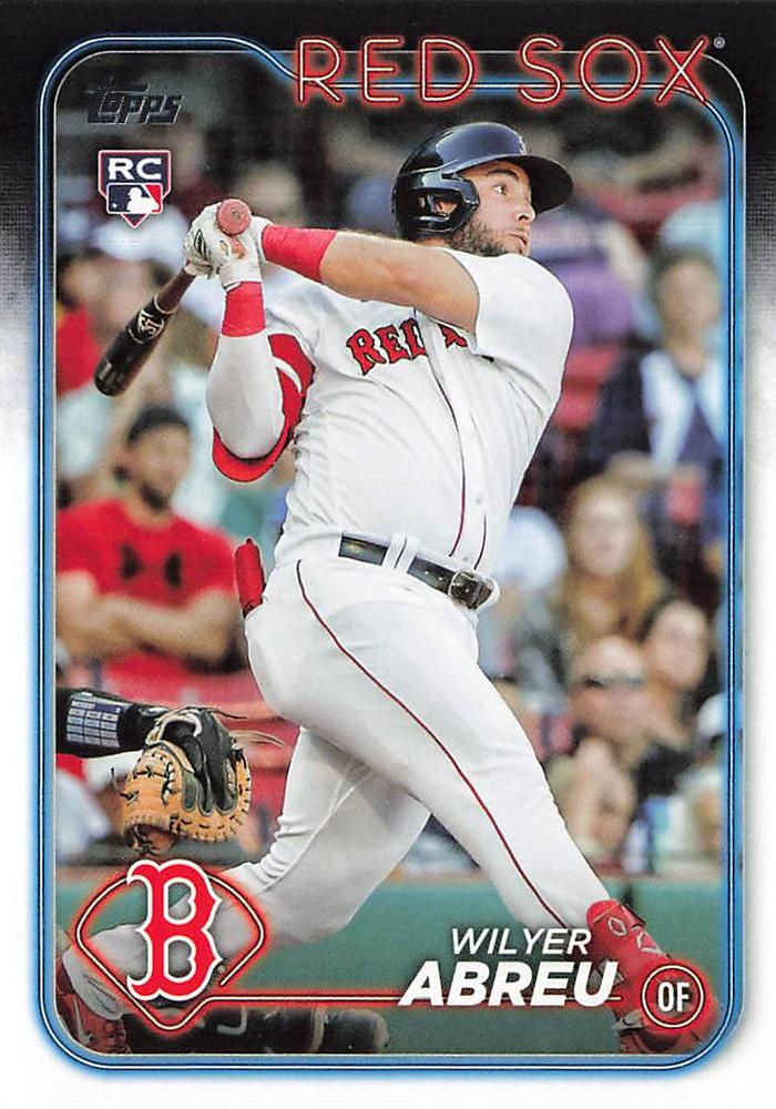 #672 Wilyer Abreu - Boston Red Sox - 2024 Topps Baseball