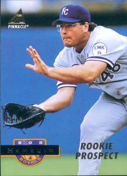 #404 Bob Hamelin - Kansas City Royals - 1994 Pinnacle Baseball