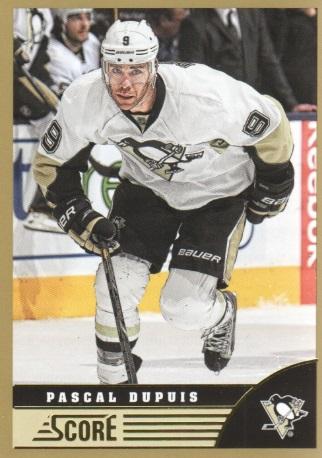 #404 Pascal Dupuis - Pittsburgh Penguins - 2013-14 Score - Gold Hockey