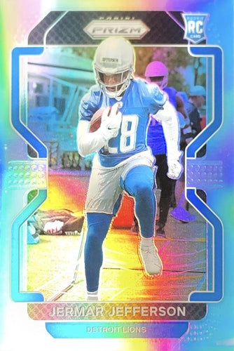 #404 Jermar Jefferson - Detroit Lions - 2021 Panini Prizm - Silver Football