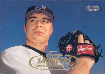 #404 Tony Saunders - Tampa Bay Devil Rays - 1998 Fleer Tradition Baseball