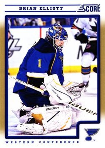 #404 Brian Elliott - St. Louis Blues - 2012-13 Score - Gold Rush Hockey