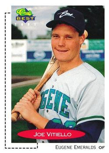 #404 Joe Vitiello - Eugene Emeralds - 1991 Classic Best Baseball