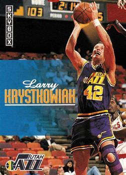 #404 Larry Krystkowiak - Utah Jazz - 1992-93 SkyBox Basketball