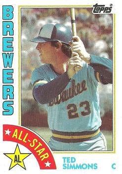 #404 Ted Simmons - Milwaukee Brewers - 1984 Topps Baseball