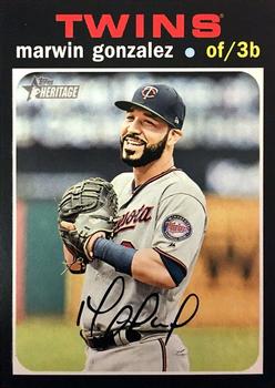 #404 Marwin Gonzalez - Minnesota Twins - 2020 Topps Heritage Baseball