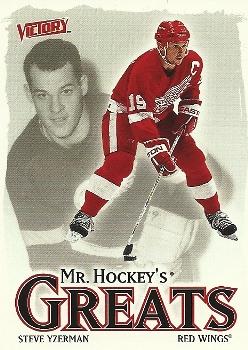 #404 Steve Yzerman - Detroit Red Wings - 2001-02 Upper Deck Victory Hockey