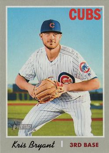 #404c Kris Bryant - Chicago Cubs - 2019 Topps Heritage Baseball