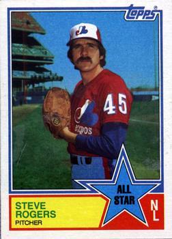 #405 Steve Rogers - Montreal Expos - 1983 Topps Baseball