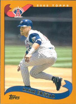 #405 Darin Erstad - Anaheim Angels - 2002 Topps Baseball