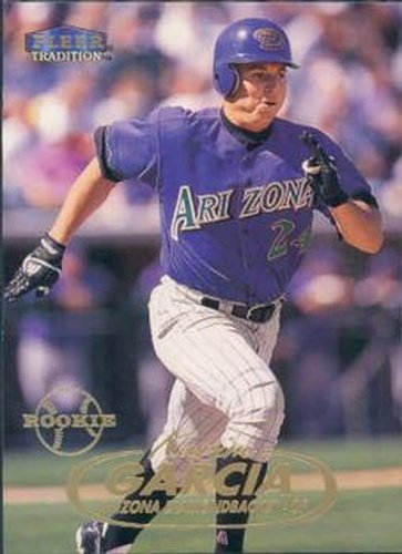 #405 Karim Garcia - Arizona Diamondbacks - 1998 Fleer Tradition Baseball