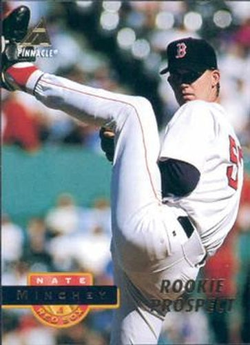 #406 Nate Minchey - Boston Red Sox - 1994 Pinnacle Baseball