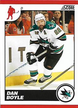 #406 Dan Boyle - San Josearks - 2010-11 Score Hockey