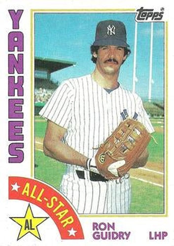 #406 Ron Guidry - New York Yankees - 1984 Topps Baseball