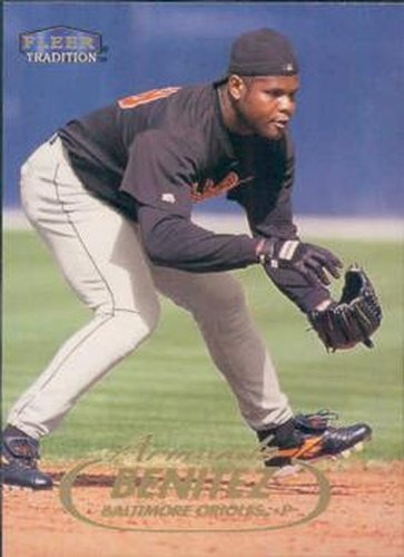 #406 Armando Benitez - Baltimore Orioles - 1998 Fleer Tradition Baseball