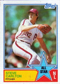 #406 Steve Carlton - Philadelphia Phillies - 1983 Topps Baseball