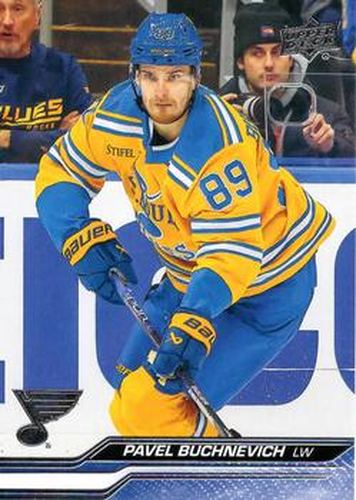#406 Pavel Buchnevich - St. Louis Blues -2023-24 Upper Deck Hockey