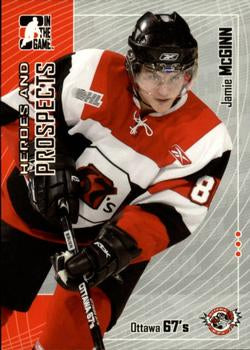 #406 Jamie McGinn - Ottawa 67's - 2005-06 In The Game Heroes and Prospects Hockey