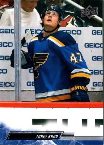#406b Torey Krug - St. Louis Blues - 2022-23 Upper Deck Hockey