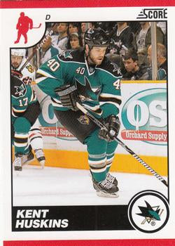#407 Kent Huskins - San Josearks - 2010-11 Score Hockey