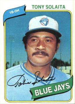 #407 Tony Solaita - Toronto Blue Jays - 1980 Topps Baseball