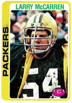 #407 Larry McCarren - Green Bay Packers - 1978 Topps Football