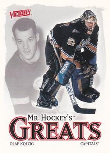 #407 Olaf Kolzig - Washington Capitals - 2001-02 Upper Deck Victory Hockey
