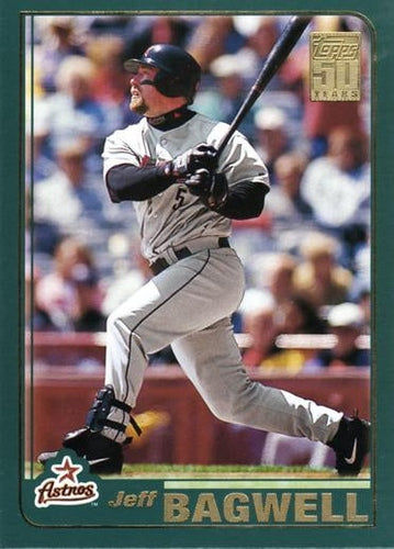 #407 Jeff Bagwell - Houston Astros - 2001 Topps Baseball