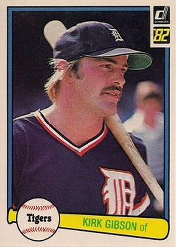 #407 Kirk Gibson - Detroit Tigers - 1982 Donruss Baseball