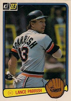 #407 Lance Parrish - Detroit Tigers - 1983 Donruss Baseball