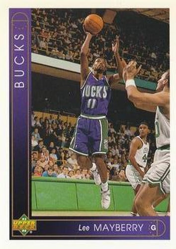 #407 Lee Mayberry - Milwaukee Bucks - 1993-94 Upper Deck Basketball