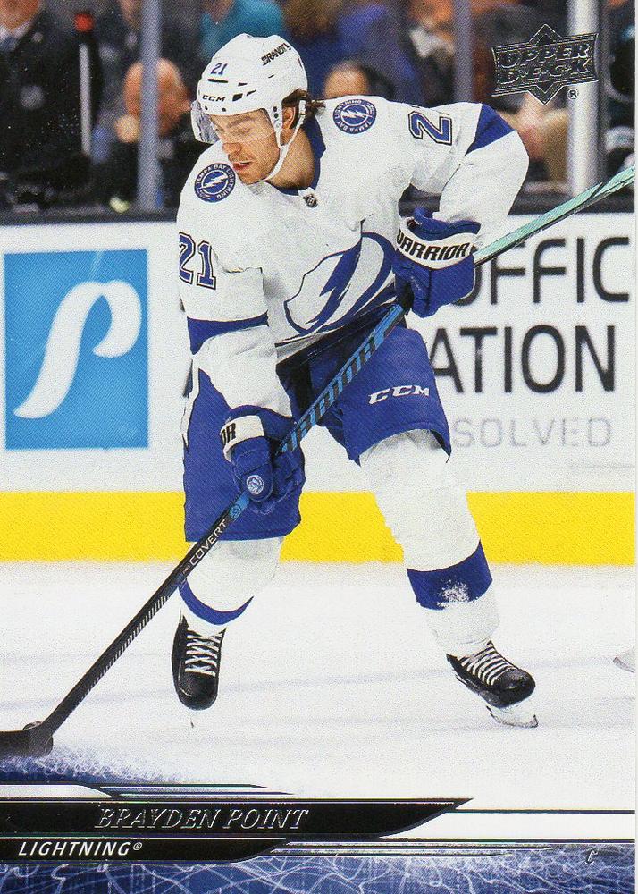 #407 Brayden Point - Tampa Bay Lightning - 2024-25 Upper Deck Hockey