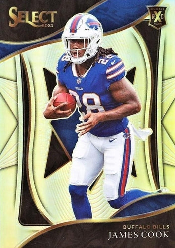 #408 James Cook - Buffalo Bills - 2021 Panini Select Football