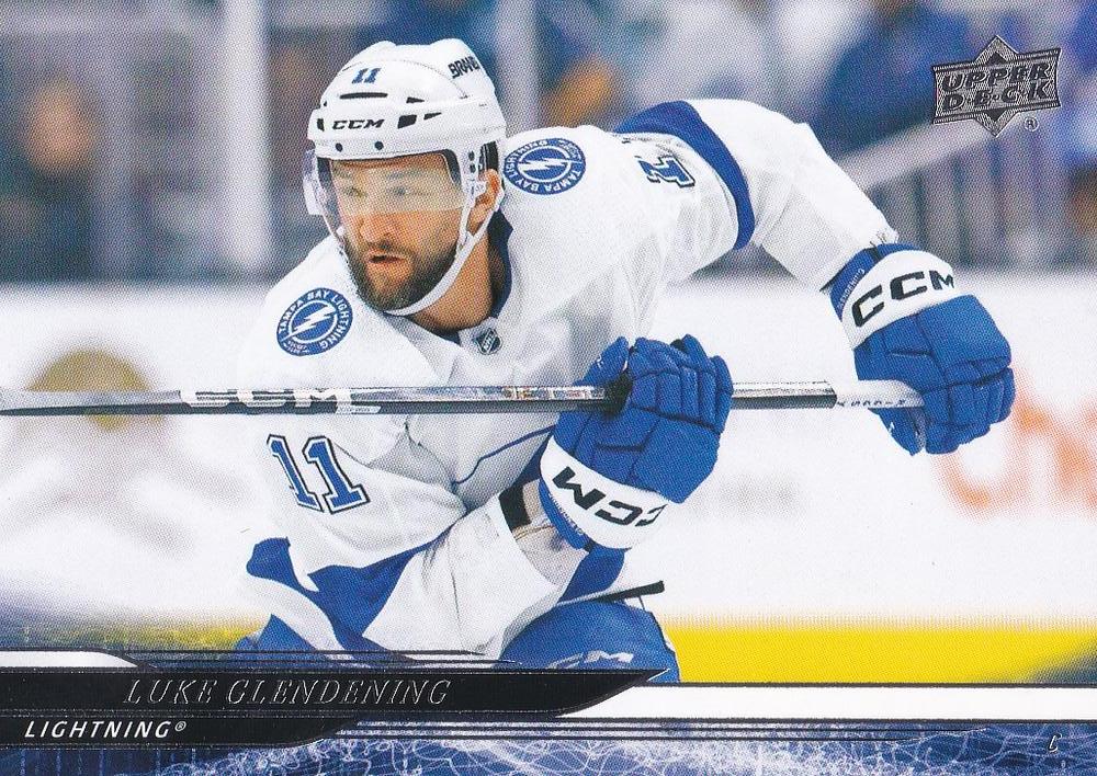 #408 Luke Glendening - Tampa Bay Lightning - 2024-25 Upper Deck Hockey