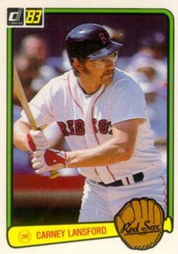 #408 Carney Lansford - Boston Red Sox - 1983 Donruss Baseball