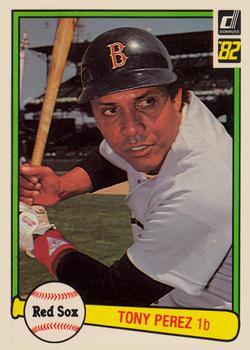 #408 Tony Perez - Boston Red Sox - 1982 Donruss Baseball