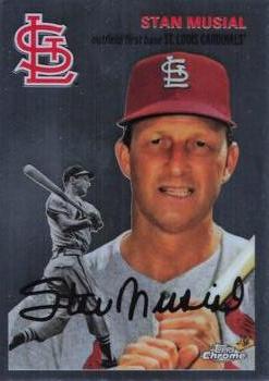 #408 Stan Musial - St. Louis Cardinals - 2023 Topps Chrome Platinum Anniversary Baseball