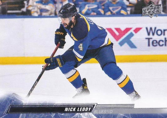 #409 Nick Leddy - St. Louis Blues - 2022-23 Upper Deck Hockey