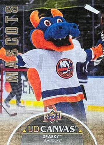 #C409 Sparky the Dragon - New York Islanders - 2021-22 Upper Deck - UD Canvas Hockey