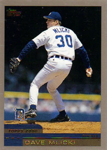 #409 Dave Mlicki - Detroit Tigers - 2000 Topps Baseball