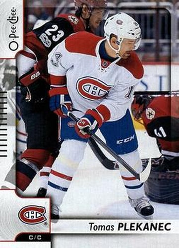 #409 Tomas Plekanec - Montreal Canadiens - 2017-18 O-Pee-Chee Hockey