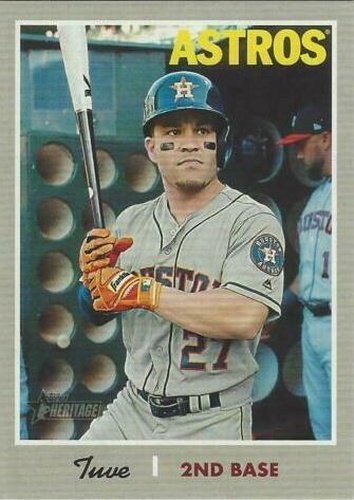 #409d Jose Altuve - Houston Astros - 2019 Topps Heritage Baseball
