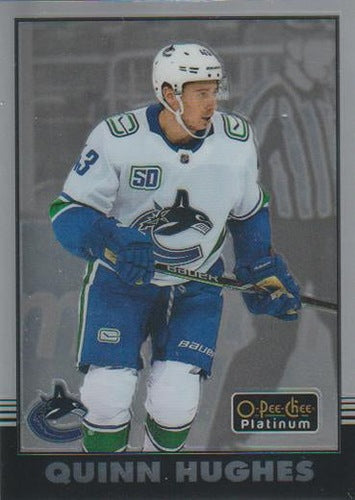 #R-40 Quinn Hughes - Vancouver Canucks - 2020-21 O-Pee-Chee Platinum - Retro Hockey