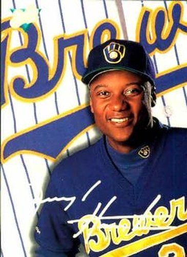#40 Darryl Hamilton - Milwaukee Brewers - 1993 Studio Baseball