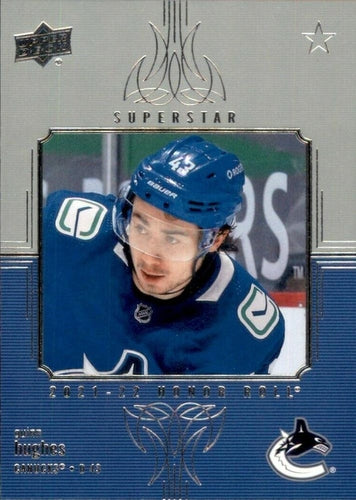 #HR-40 Quinn Hughes - Vancouver Canucks - 2021-22 Upper Deck - Honor Roll Hockey