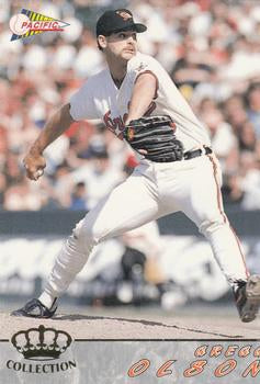 #40 Gregg Olson - Baltimore Orioles - 1994 Pacific Baseball