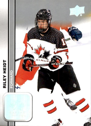 #40 Riley Heidt - Canada - 2023 Upper Deck Team Canada Juniors Hockey