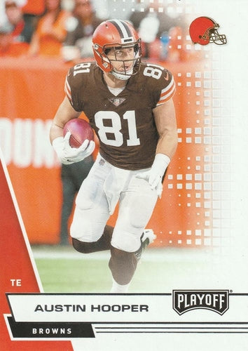 #40 Austin Hooper - Cleveland Browns - 2020 Panini Playoff Football