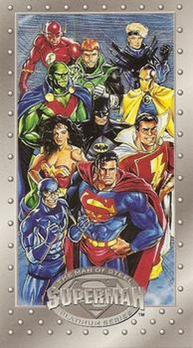 #40 Living Legends! - 1994 SkyBox Superman Man of Steel Platinum Series